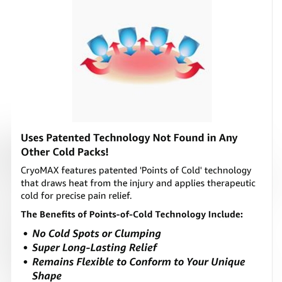Cryo-Max Cold Pack, 8 Hour Reusable Cold Therapy Ice Pack for Elbows, Knees, - Picture 9 of 13